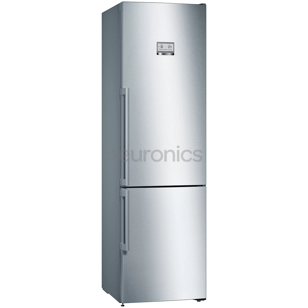 Bosch NoFrost, augstums 203 cm, 368 L, nerūsējošā tērauda - Ledusskapis