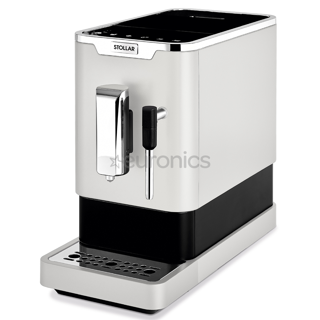 Stollar the Slim Café, wahite/black Espresso machine, SEM800W Euronics