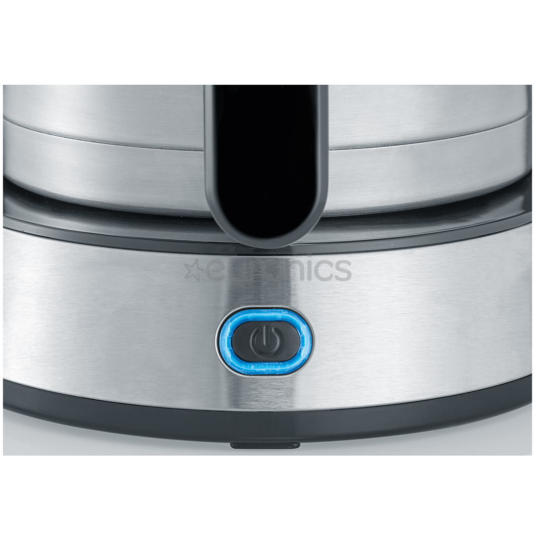 Severin, water tank 1 L, black/inox - Coffee Maker