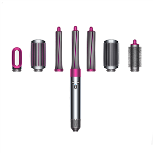 Dyson Airwrap Complete Long Fuchsia, 1300 W, pelēka/rozā - Matu veidotājs