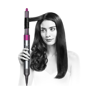 Dyson Airwrap Complete Long Fuchsia, 1300 W, pelēka/rozā - Matu veidotājs