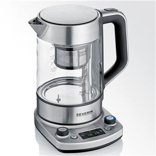 Severin, variable thermostat, 1.7 L, glass - Tea maker