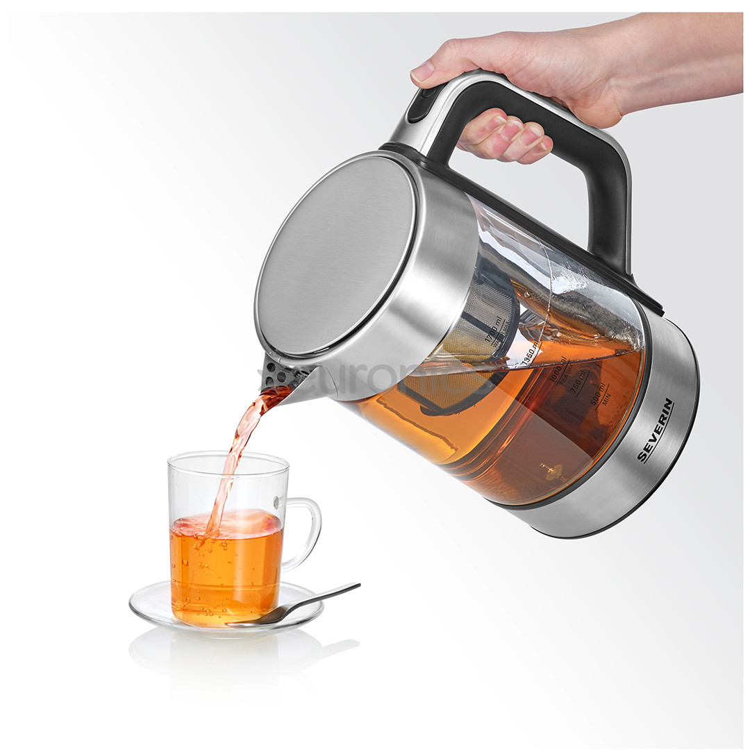 Severin, variable thermostat, 1.7 L, glass - Tea maker