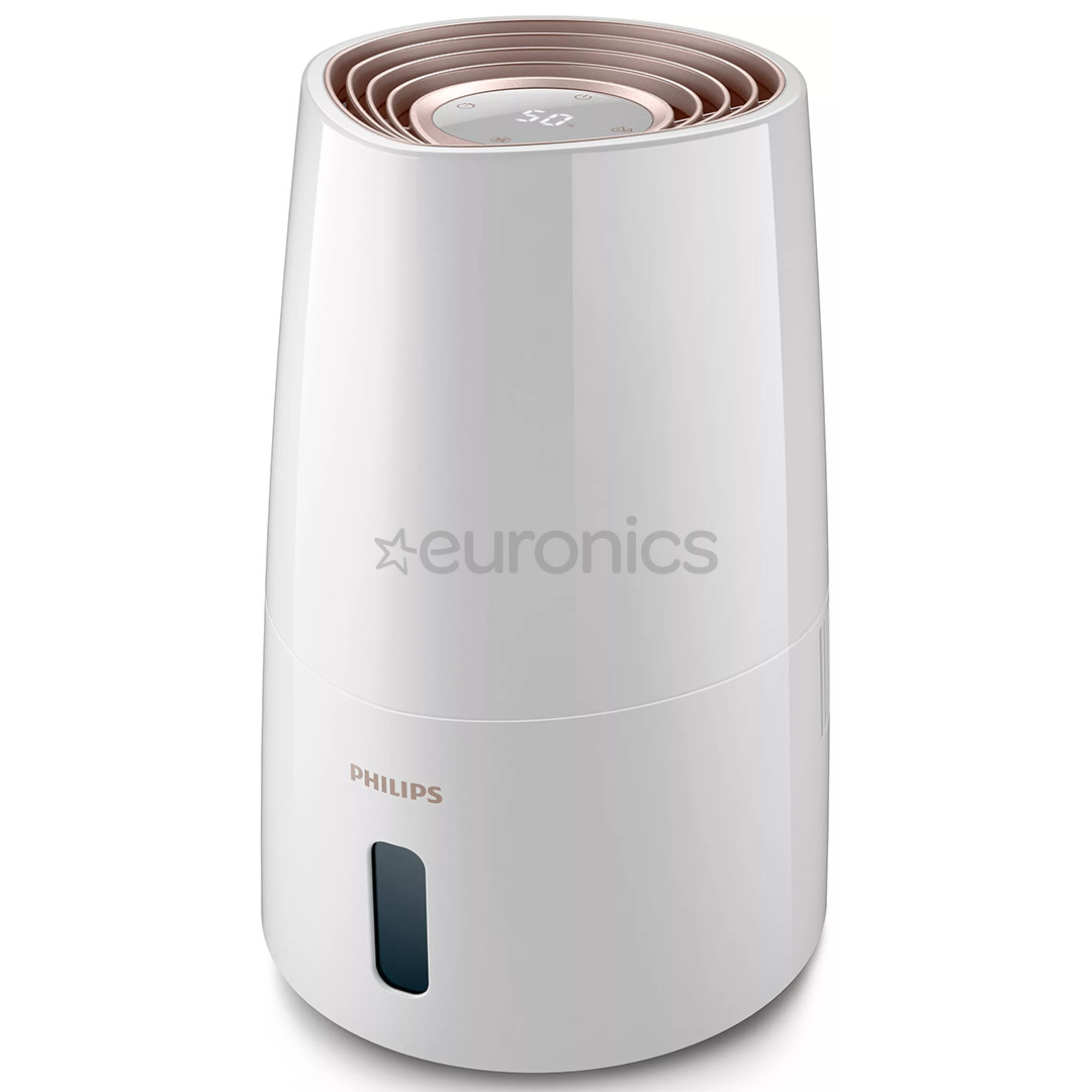Philips 3000, balta/rozā - Gaisa mitrinātājs
