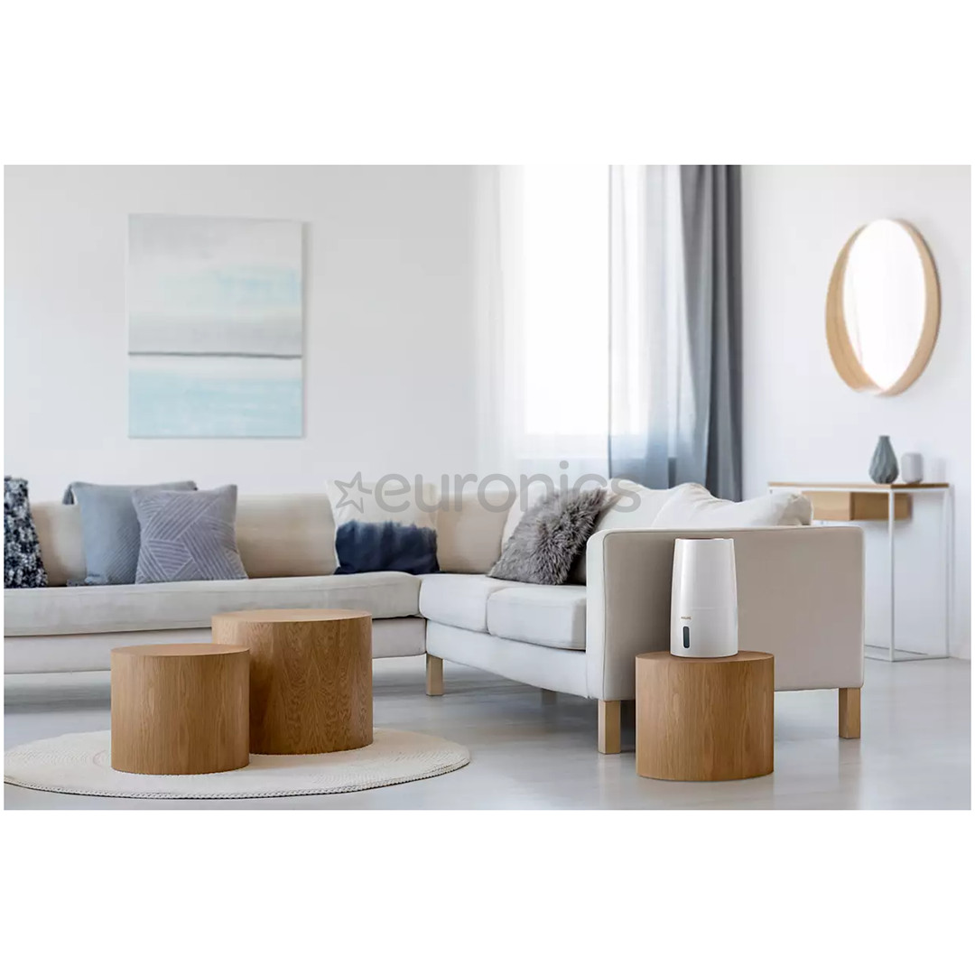 Philips 3000, balta/rozā - Gaisa mitrinātājs