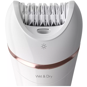 Philips 8000, white/copper - Epilator