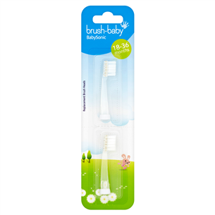 Replacement heads for BabySonic toothbrush 18-36 months