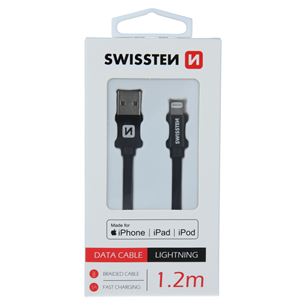 Кабель USB-Lightning Swissten / длина: 1,2 м
