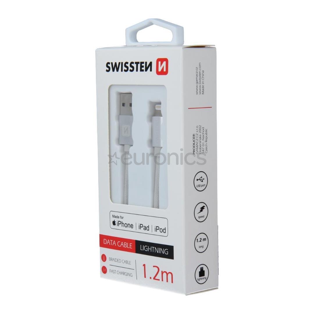 Vads USB-Lightning, Swissten / garums: 1,2 m