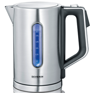 Severin, variable thermostat, 1.7 L, inox - Kettle WK3418