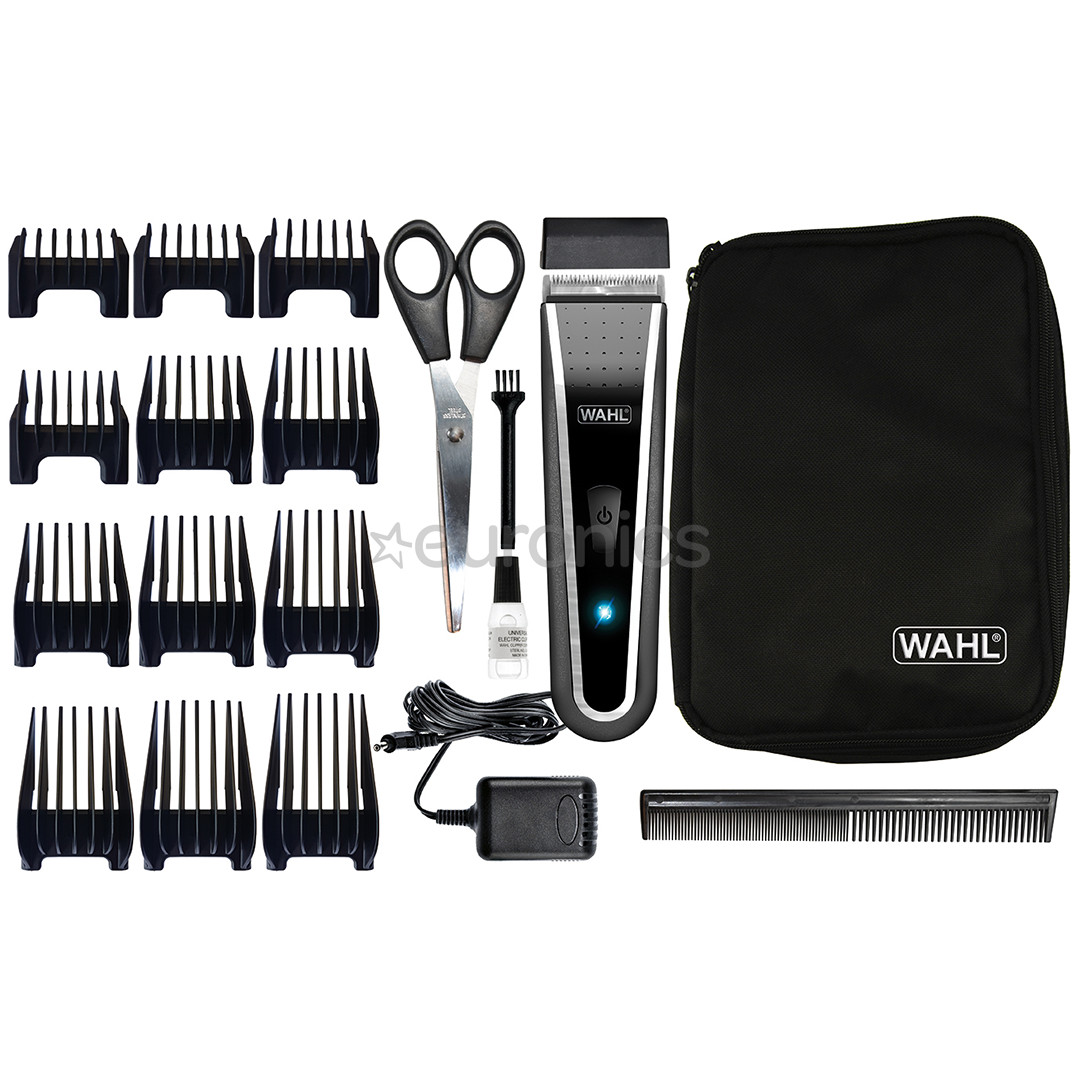 Wahl Lithium Pro LED 1901, 1,5-25 мм, черный/серый - Машинка для стрижки волос
