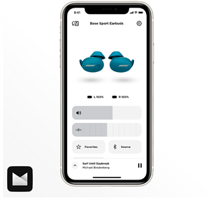Bose Sport Earbuds, синий - Беспроводные внутриканальные спортивные наушники