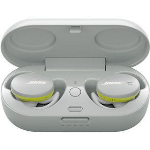 Bose Sport Earbuds, gray/lime - Wireless In-ear Sport Headphones