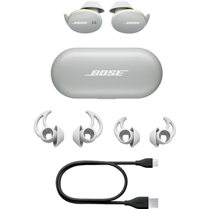 Bose Sport Earbuds, pelēka/gaiši zaļa - Bezvadu sporta austiņas