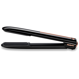 BaByliss, 160-200 °C, black/copper - Cordless straightener