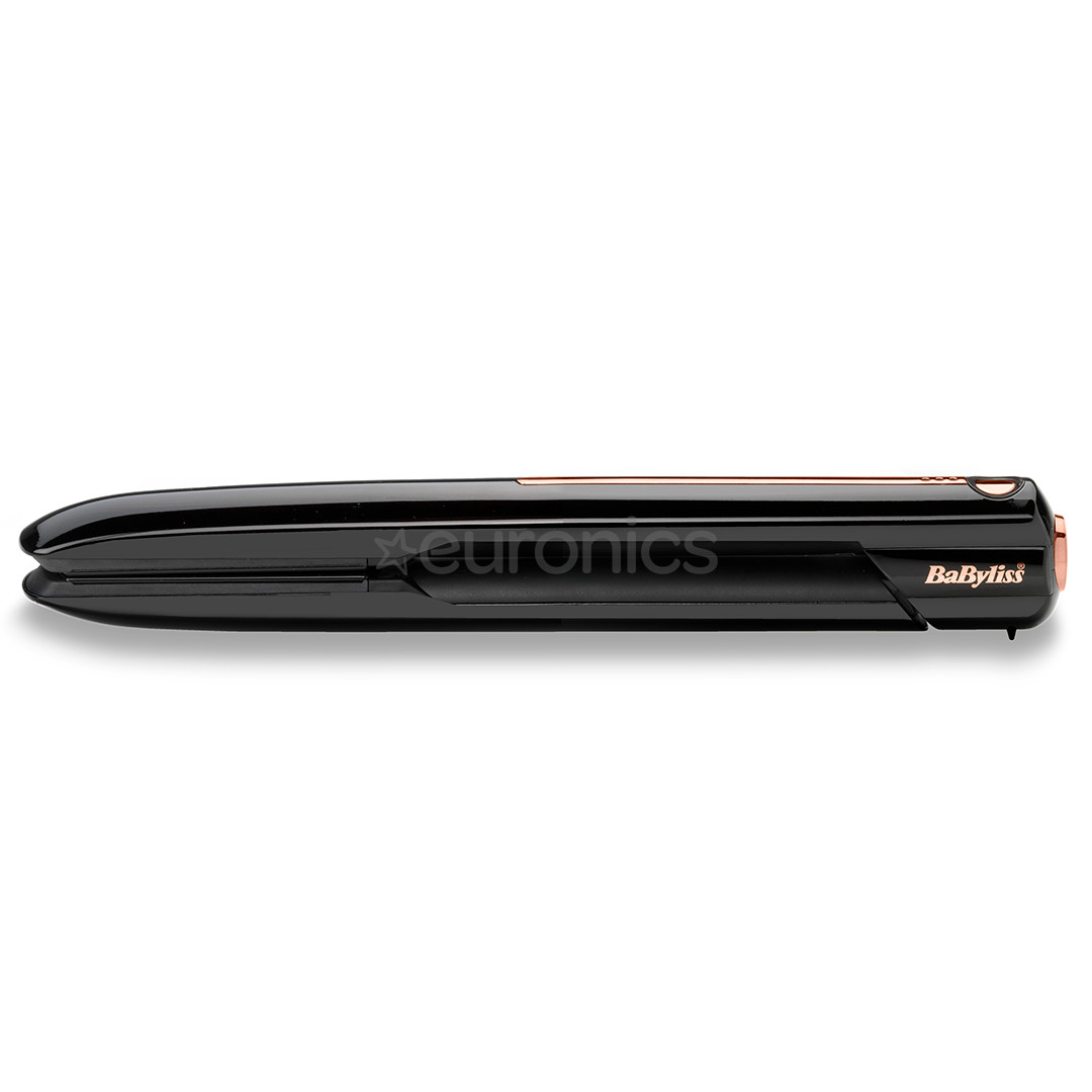 BaByliss, 160-200 °C, melna/vara - Bezvadu matu taisnotājs