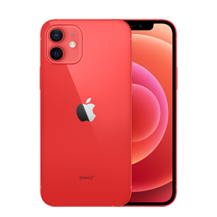 Apple iPhone 12, 64 GB, (PRODUCT)RED - Viedtālrunis