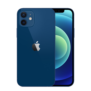 Apple iPhone 12, 128 GB, zila - Viedtālrunis MGJE3ET/A