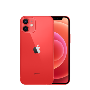 Apple iPhone 12 mini, 64 GB, (PRODUCT)RED - Viedtālrunis