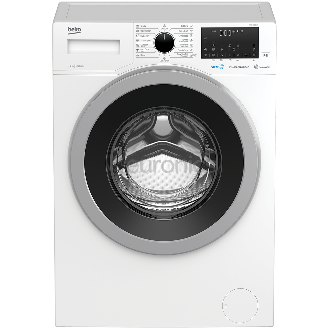 Beko, 8 kg, dziļums 52 cm, 1200 apgr/min. - Veļas mazgājamā mašīna ar priekšējo ielādi