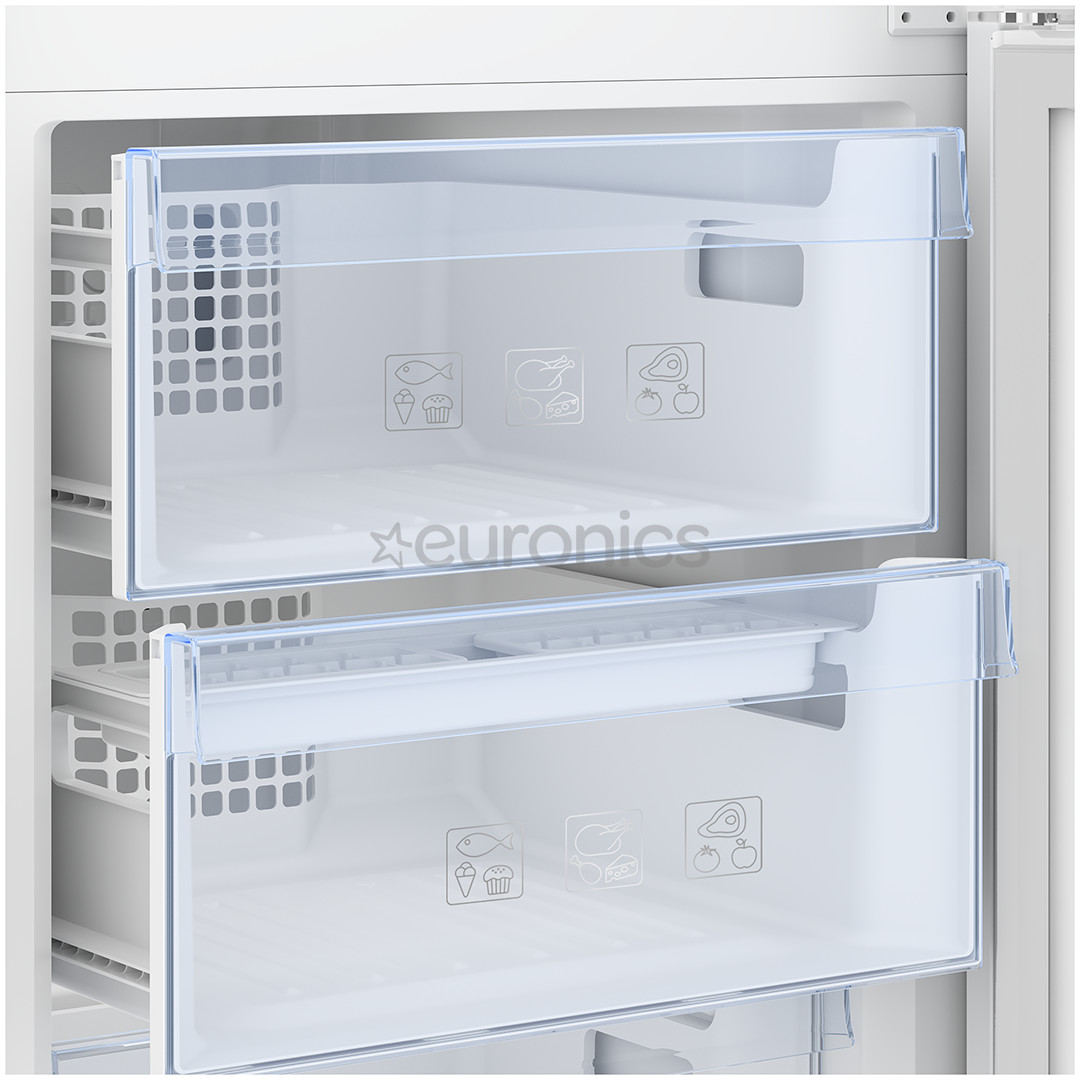 Beko NoFrost, augstums 202.5 cm, 362 L, balta - Ledusskapis