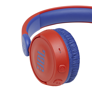 JBL JR 310, красный/синий - Полноразмерные беспроводные наушники