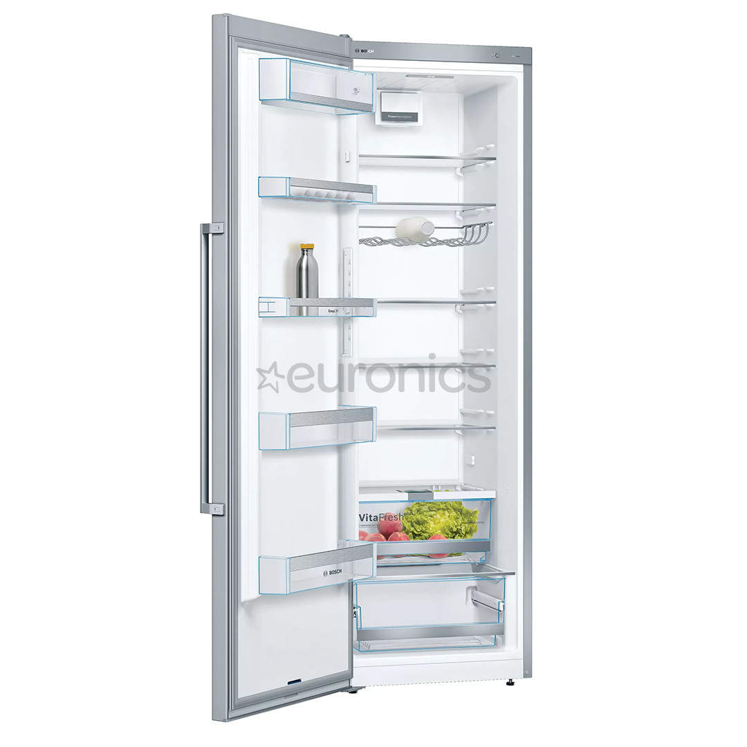 Bosch, 346 L, height 186 cm, inox - Cooler