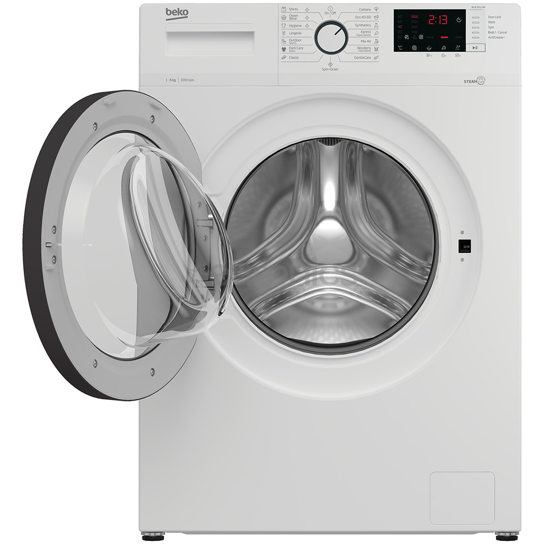 Beko, 6 kg, dziļums 40 cm, 1000 apgr/min. - Veļas mazgājamā mašīna ar priekšējo ielādi