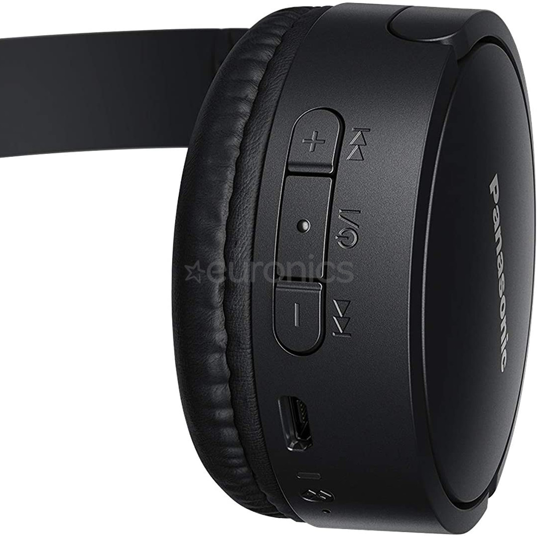 Panasonic RB-HF420BE-K, черный - Накладные беспроводные наушники