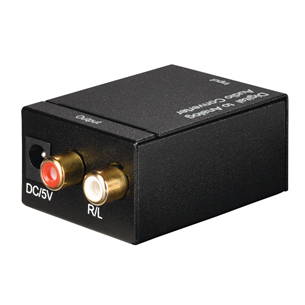 Hama AC80 Audio Converter, melna -  Audio pārveidotājs 00083180