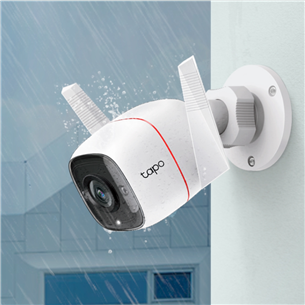 TP-Link Tapo C310, 3 МП, WiFi, LAN, ночной режим, белый - Наружная камера видеонаблюдения