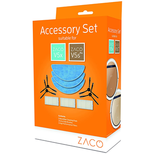 Zaco V5sPro/V5x - Original Accessory Set for robot vacuum cleaner 501922