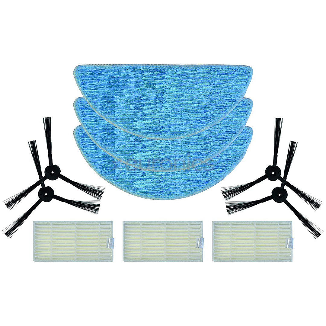 Zaco V5sPro/V5x - Комплект оригинальных аксессуаров для робота-пылесоса