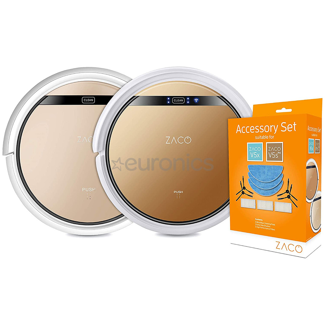 Zaco V5sPro/V5x - Комплект оригинальных аксессуаров для робота-пылесоса