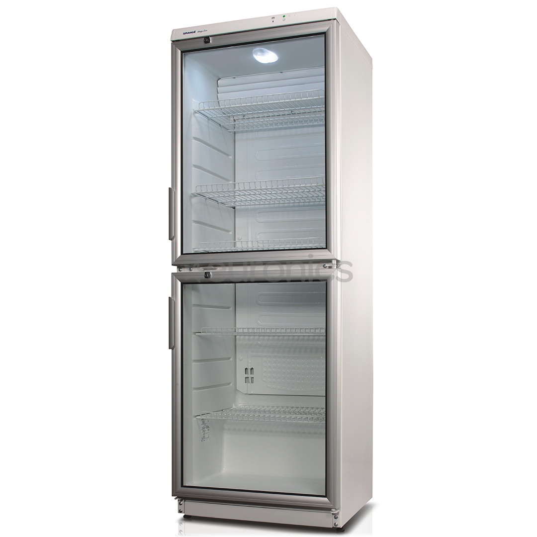 Snaige, 320 L, height 173 cm, silver - Display Cooler