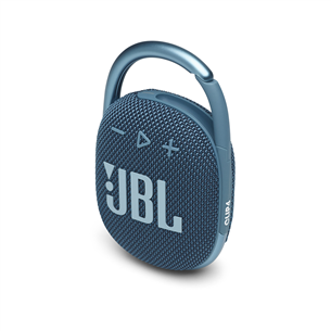 JBL Clip 4, zila - Portatīvais bezvadu skaļrunis
