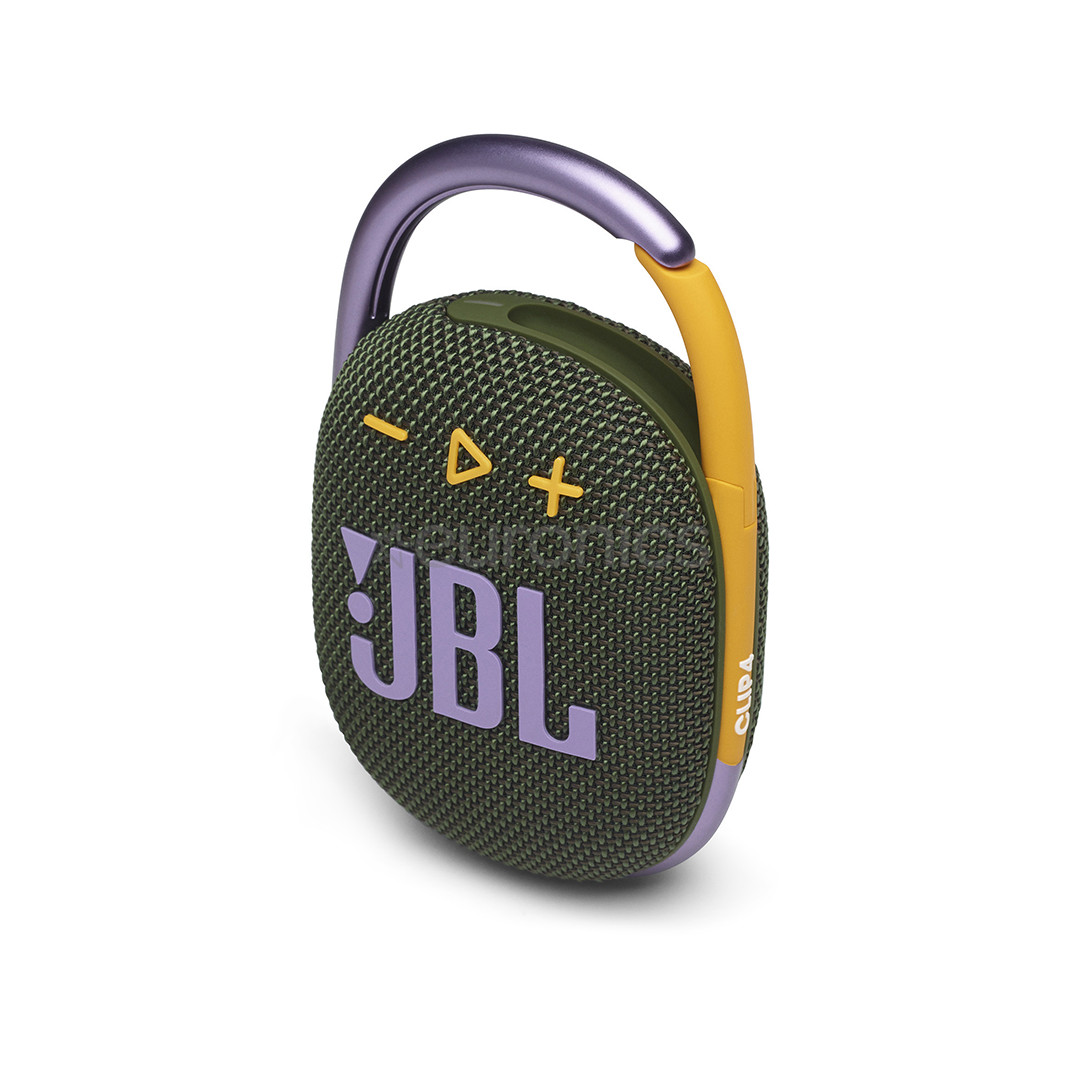 JBL Clip 4, zaļa - Portatīvais bezvadu skaļrunis