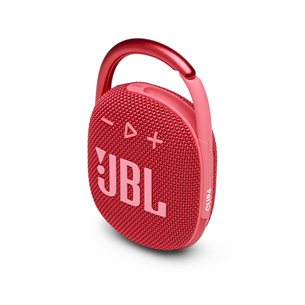 JBL Clip 4, sarkana - Portatīvais bezvadu skaļrunis JBLCLIP4RED