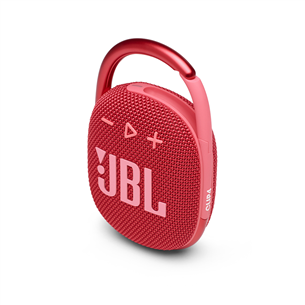 JBL Clip 4, red - Portable Wireless Speaker