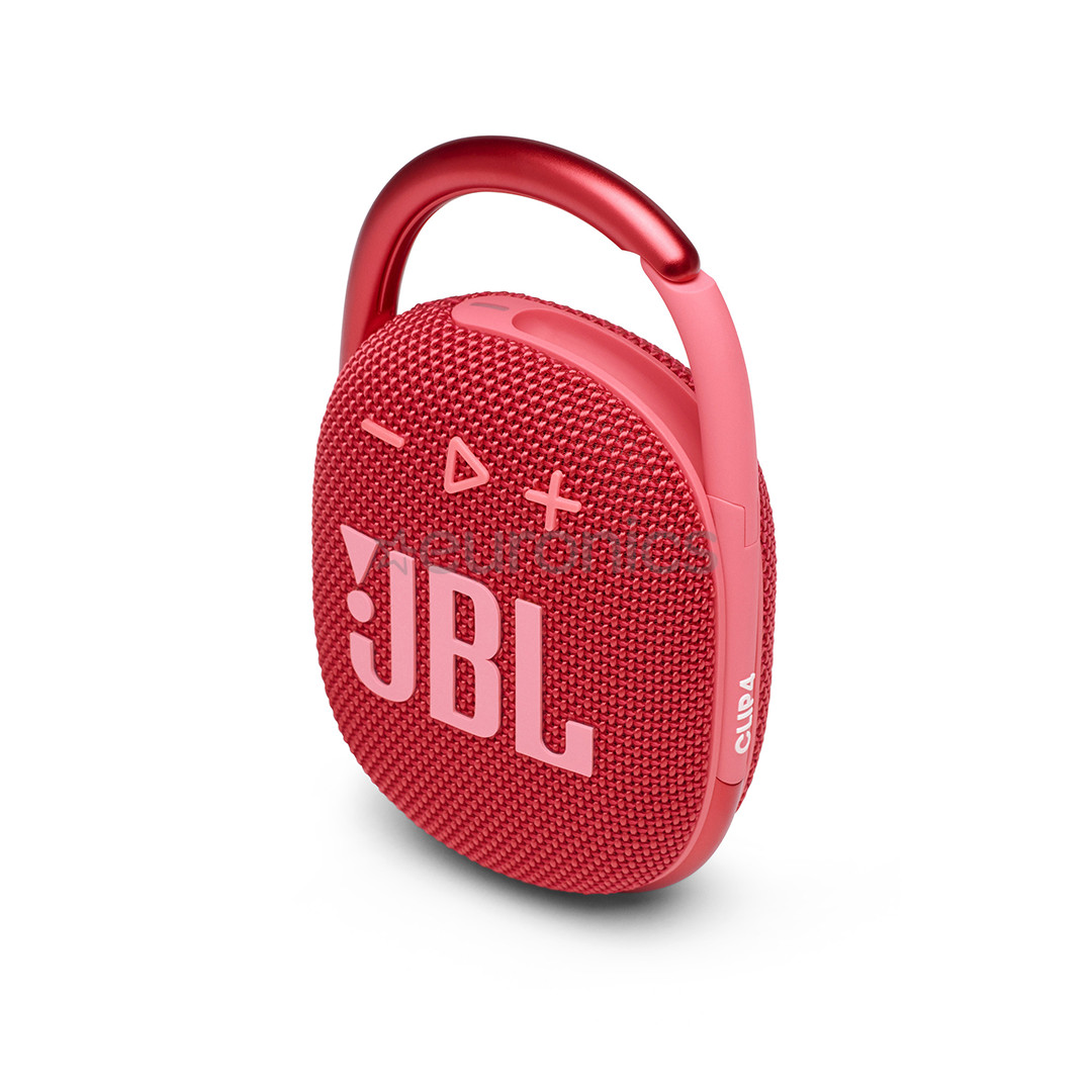 JBL Clip 4, красный - Портативная беспроводная колонка