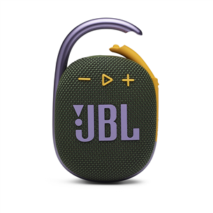 JBL Clip 4, zaļa - Portatīvais bezvadu skaļrunis