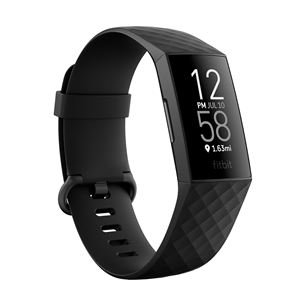 Aktivitāšu sensora aproce Charge 4 + lādētājs + Navy sports siksniņa, Fitbit