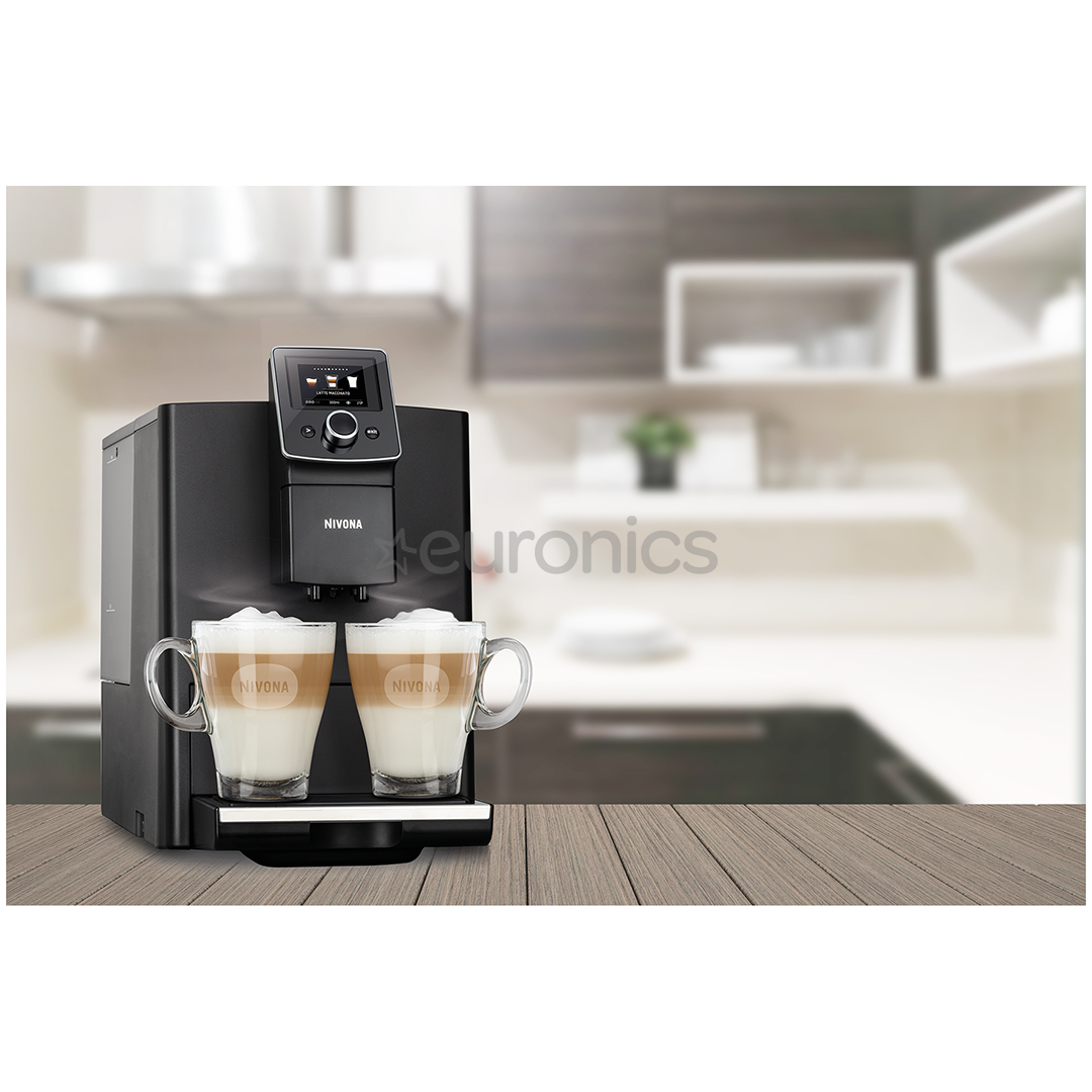 Nivona CafeRomatica 820, melna - Kafijas automāts