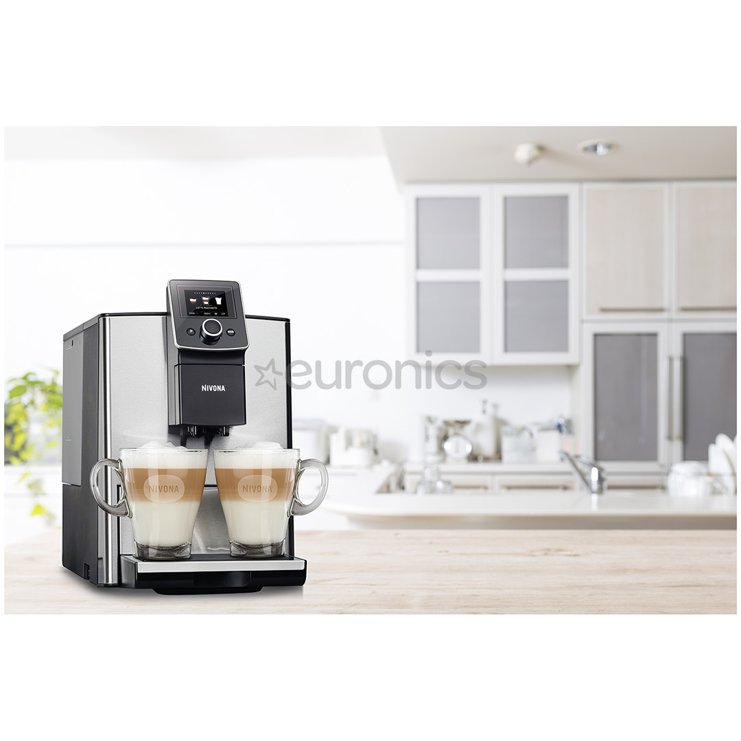 Nivona CafeRomatica 825, nerūsējošā tērauda - Kafijas automāts