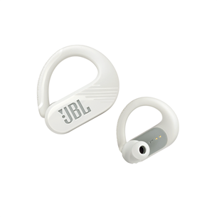 JBL Endurance PEAK II, balta - Bezvadu sporta austiņas