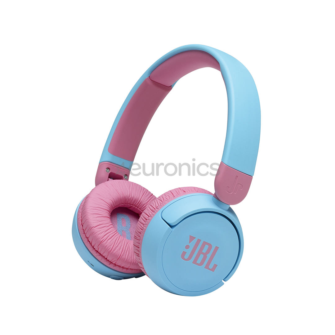 JBL JR310BT, zila/rozā - Bezvadu austiņas bērniem