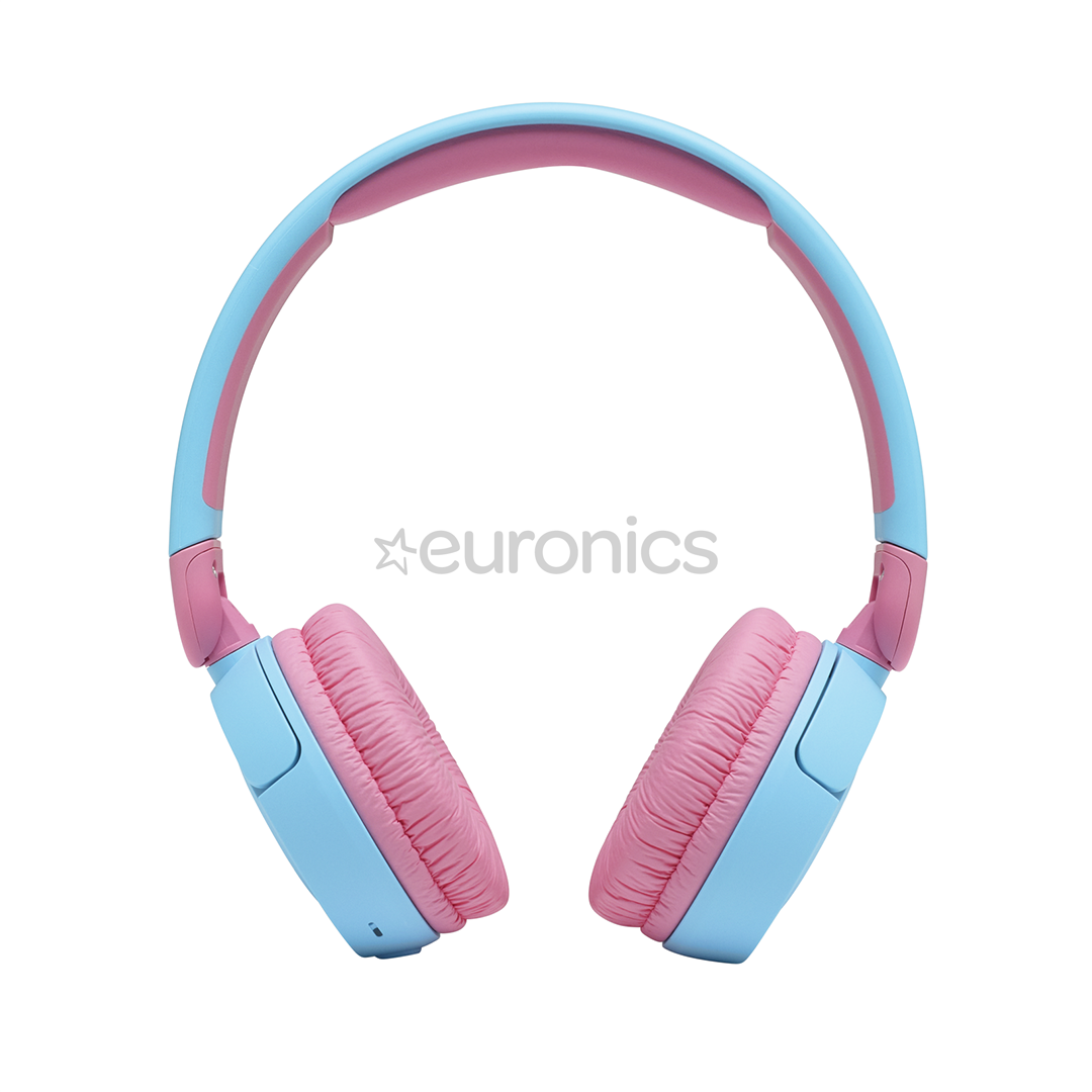 JBL JR310BT, zila/rozā - Bezvadu austiņas bērniem