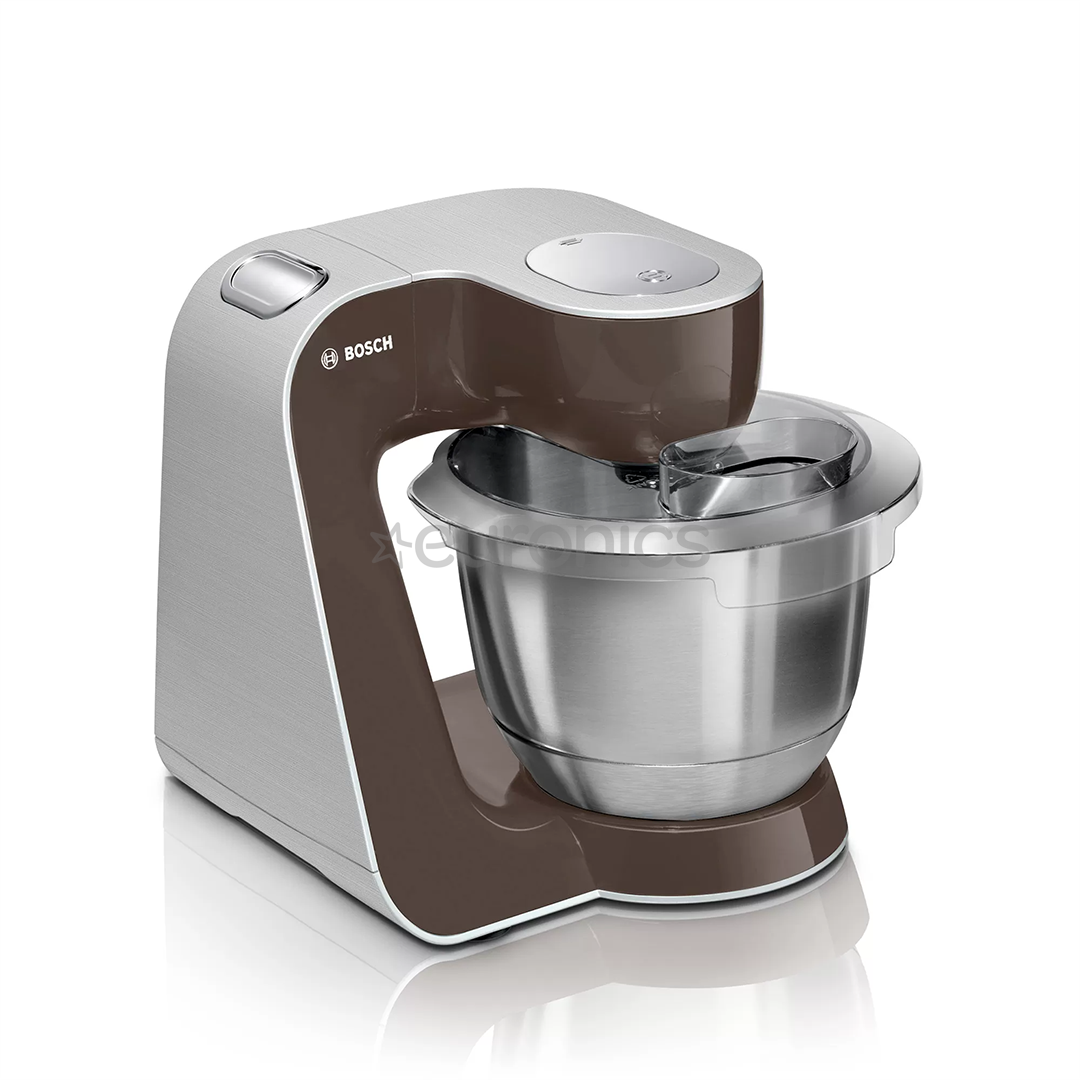 Bosch MUM5, 3.9 L/0.8 L, 1000 W, nerūsējošā tērauda/brūna - Virtuves kombains