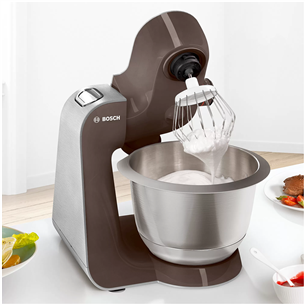 Bosch MUM5, 3.9 L/0.8 L, 1000 W, inox/brown - Food processor