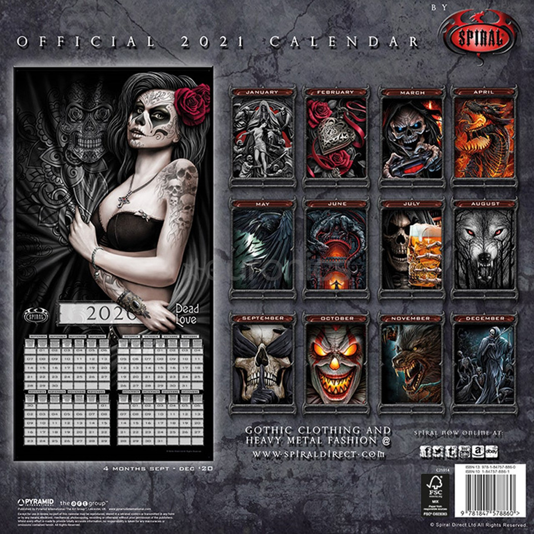 Calendar Spiral 2021